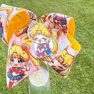 Inspired in sailor moon, boutique bow image 3