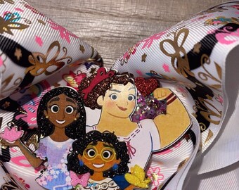 Hermanas de encanto boutique bow. Inspirado en encanto moño boutique