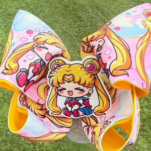 Inspired in sailor moon, boutique bow image 4