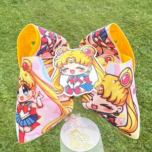 Inspired in sailor moon, boutique bow image 2