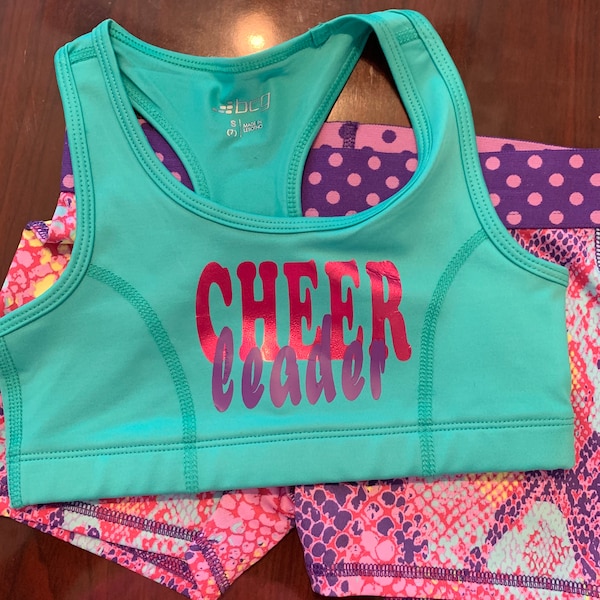 Cheer Sports Bras Etsy