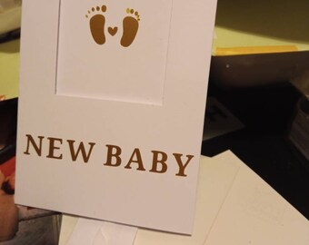 New baby greetings card