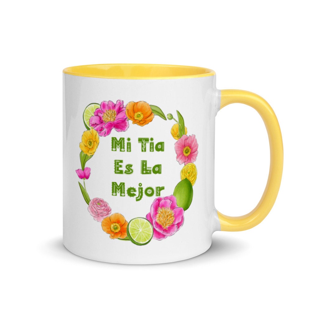 My Tia is the Best Coffee Mug, Best Tia Ever Gift Mug, Espanol Tia Gift, Espanol Tia Mug, Spanish Aunt Gift Mug