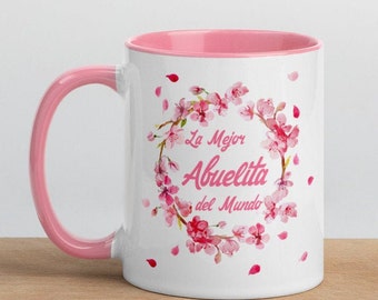 La Mejor Custom (Abuela, Abuelita, Tia) Coffee Mug, Espanol Grandmother Aunt Mug, Abuelita gift