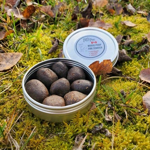 Moose Poop Fire Starters.  Unique Christmas Gift.  Camping Hunting Gear.  Outdoorsman.  Bushcraft.  Eco-Friendly Recycled.  Survival Kit.