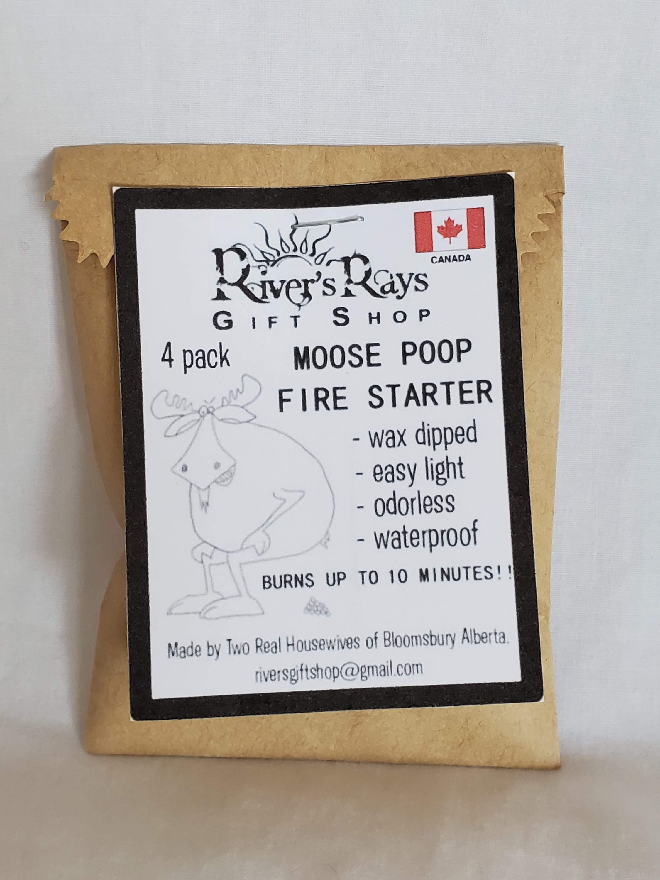 Fire Starter. Moose Poop Fire Starters. Party Favors for Etsy Canada