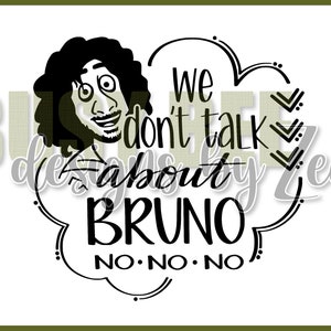 We Don&#39;t Talk About Bruno SVG + PNG