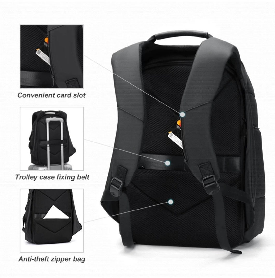 Backpack Laptop Backpack Backpack Men Business Backpack - Etsy