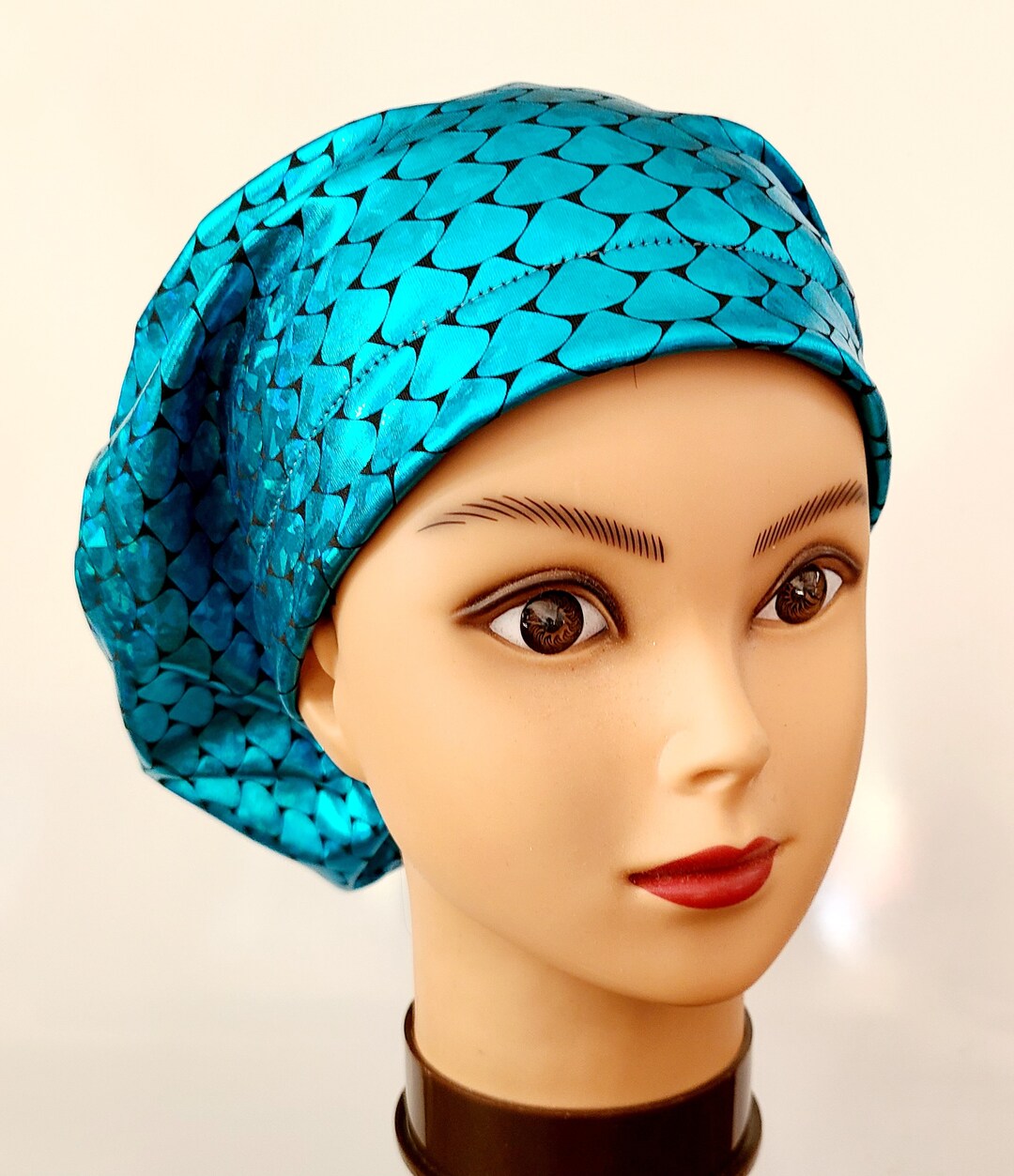 Spandex Mermaid Surgical Hat Chemo Hat Surgeon Scrub Hat Etsy