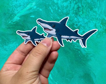 Anime Tiger Shark Sticker: Waterproof Vinyl Decal