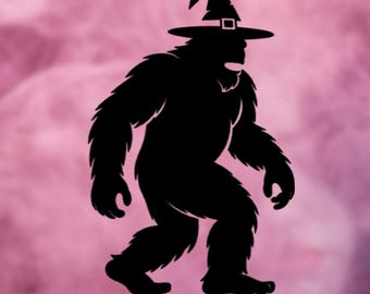 Witchy Sasquatch Vinyl Decal