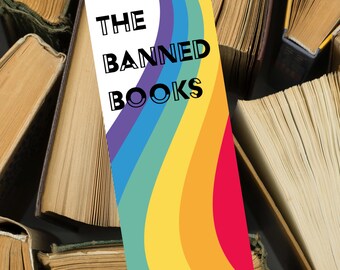 Read the Banned Books Matte Laminated Bookmark;Sassy Readers Club 2"x6" Bookmark