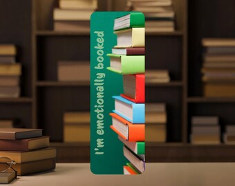 Emotionally Booked Matte Laminated Bookmark;Sassy Readers Club 2"x6" Bookmark