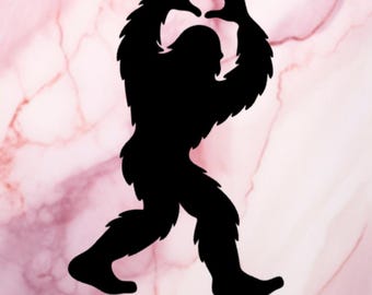 Lover Sasquatch Vinyl Decal
