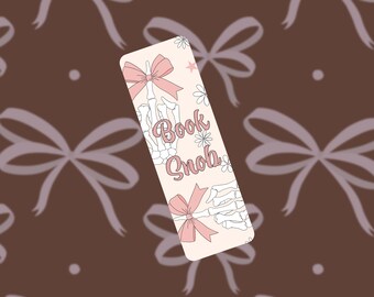Book Snob Glossy Laminated Bookmark; Sassy Readers Club 2"x6" Bookmark