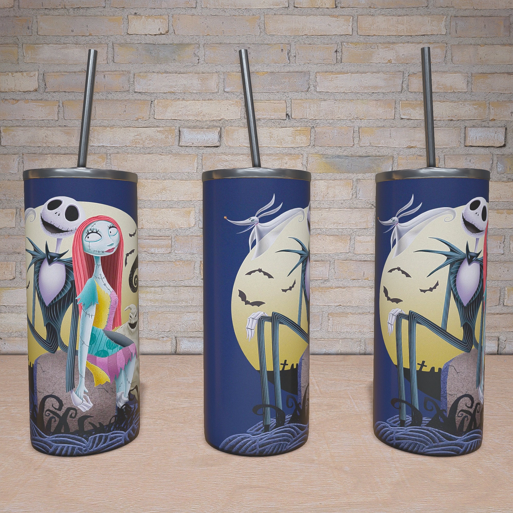 Nightmare before Christmas 20oz straight tumbler wrap/  Etsy
