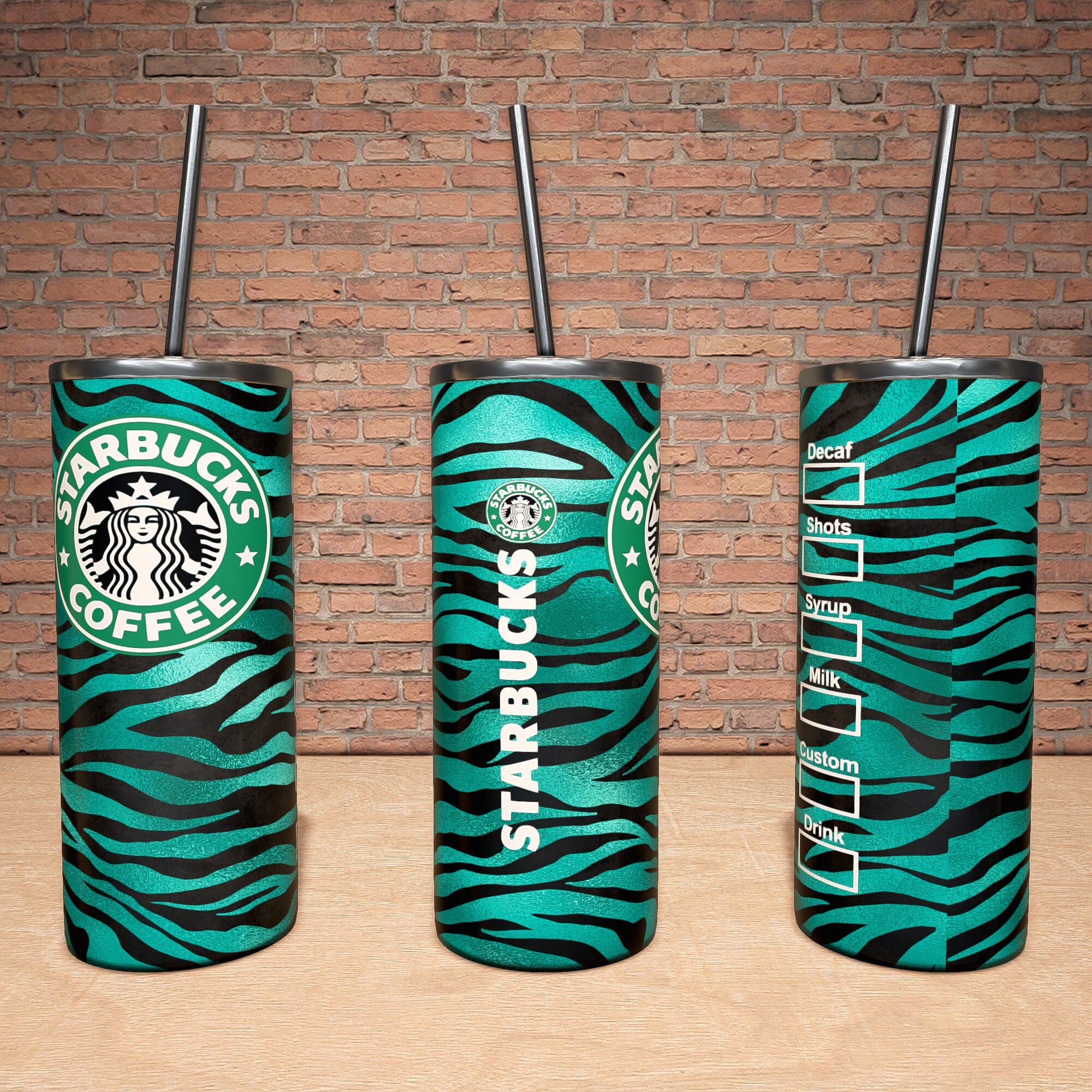 Starbucks 20oz Straight Tumbler Wrap/ Sublimation Wrap PNG Etsy