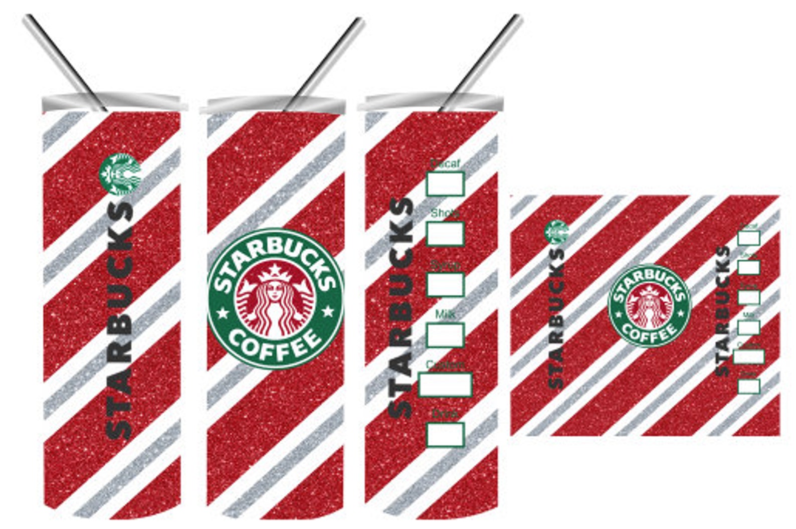 Starbucks 20oz straight tumbler wrap / Sublimation wrap PNG Etsy