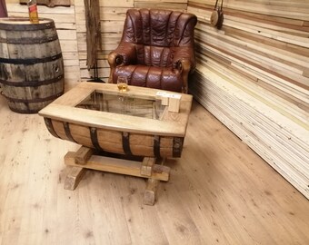 Barrel Coffee Table Etsy