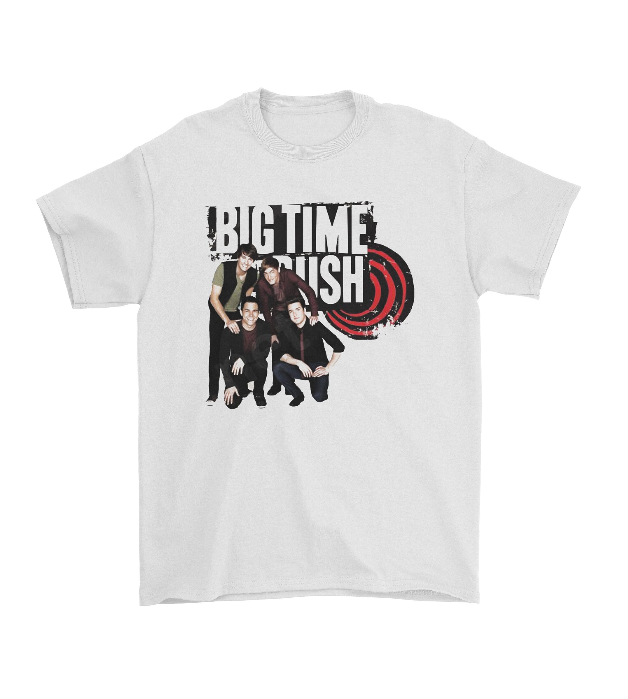 Vintage Big Time Rush Retro T Shirt Logo And Members Tee Rush Band BRT t-shirt