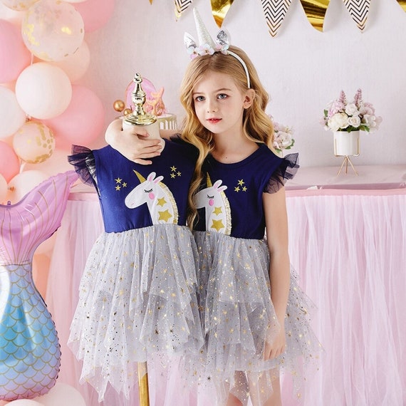 Vestido de unicornio bordado para niña de 3 a 8 años vestido - Etsy España Vestido de unicornio bordado para niña de 3 a 8 años vestido - Etsy España