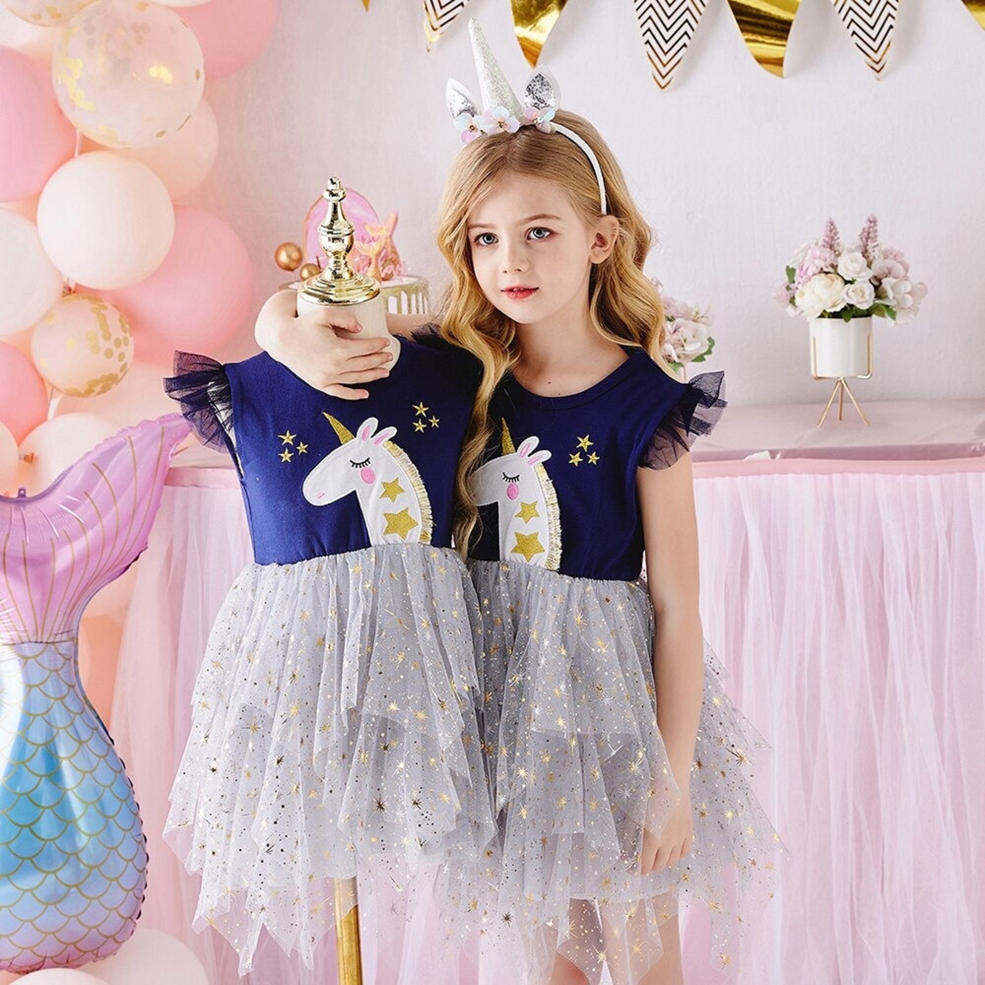 Vestido de unicornio bordado para niña de 3 a 8 años vestido - Etsy México Vestido de unicornio bordado para niña de 3 a 8 años vestido - Etsy México