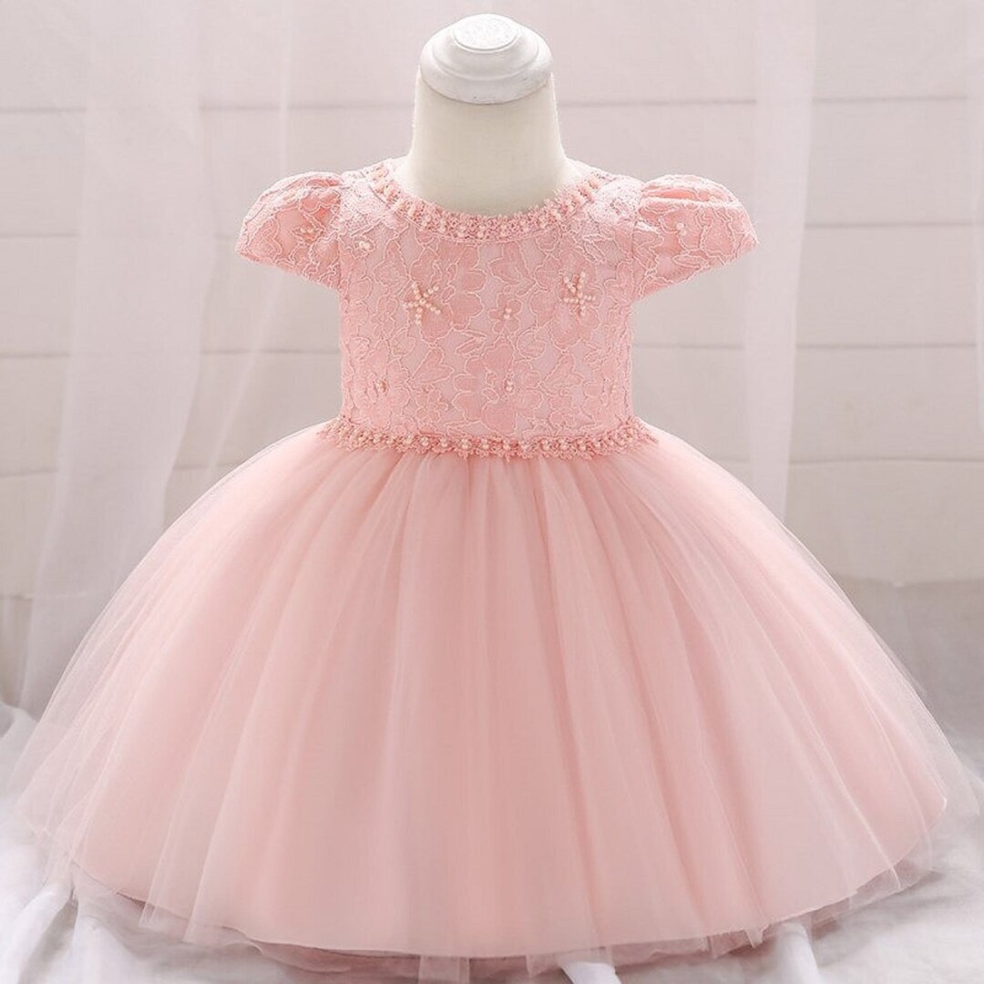 Flower Lace Baby Dress. Infant Tulle Dress. 1st Etsy