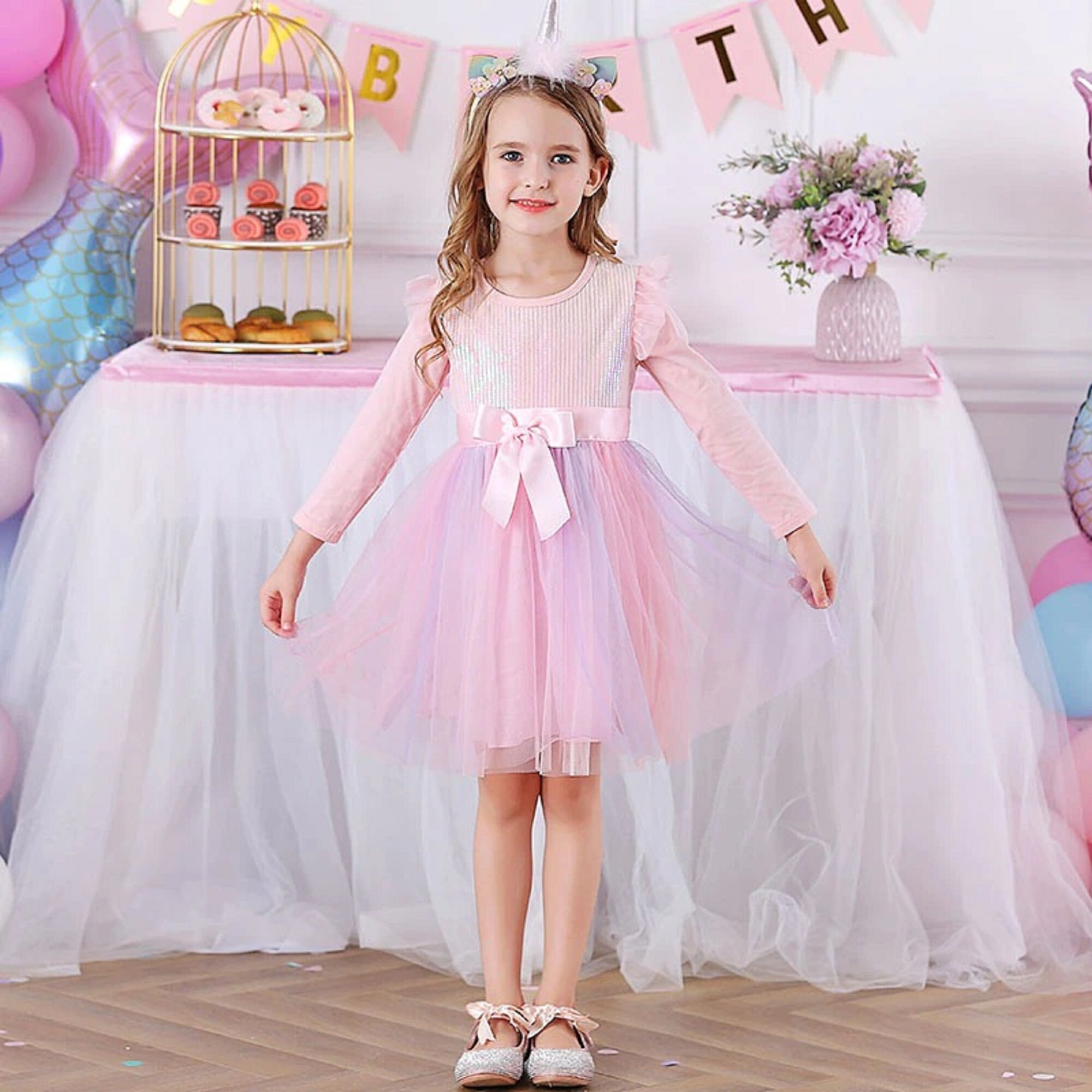 Vestido de niña rosa vestido de lentejuelas rosas tutu para - Etsy México Vestido de niña rosa vestido de lentejuelas rosas tutu para - Etsy México