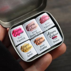 Pocket-Sized Artistry: 21-Color Anna Mason Inspired Watercolor Set