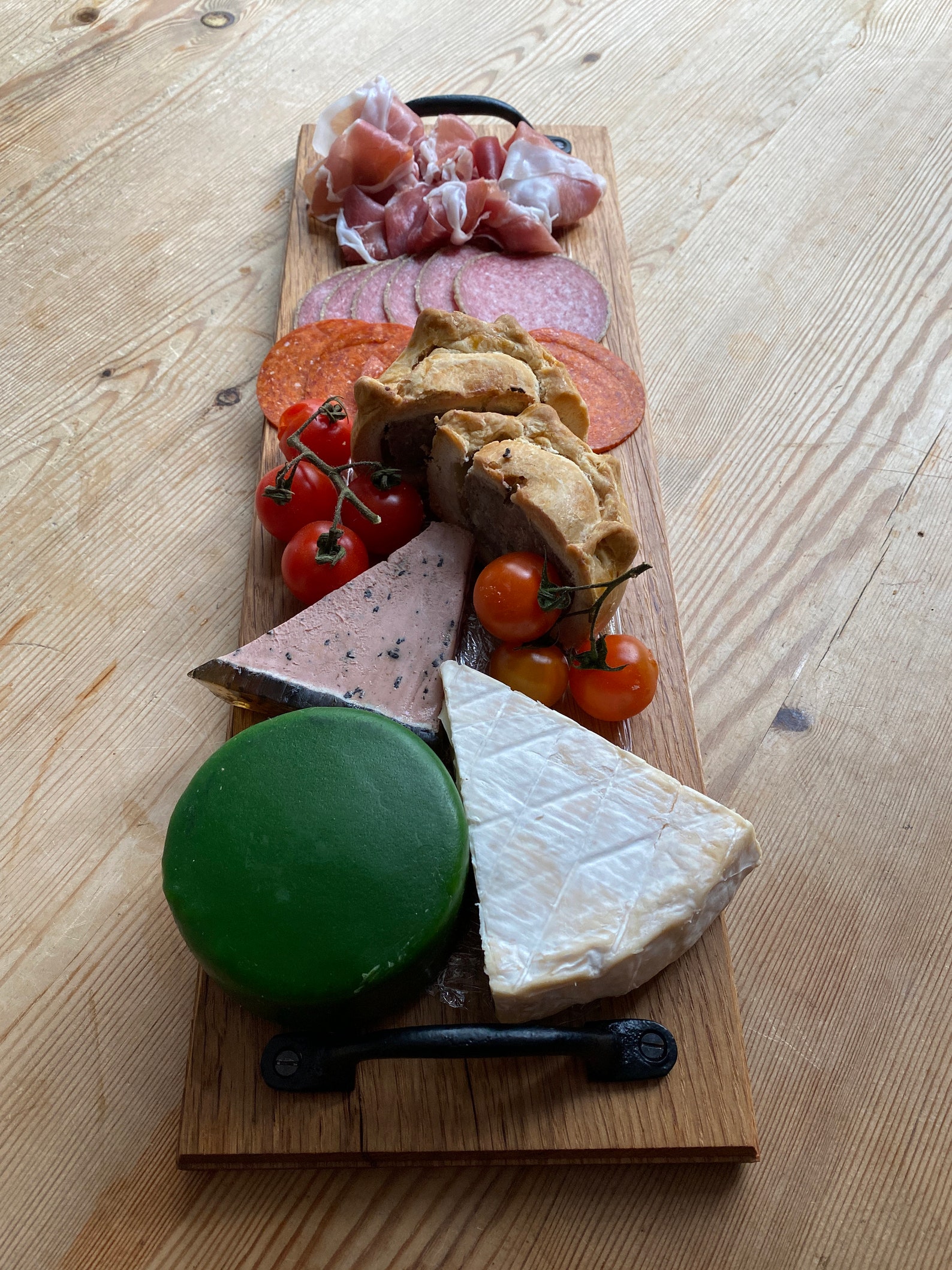 Rustic Oak Charcuterie Boardcheese Bread Serving Platter - Etsy