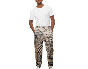 Vinland Joggers | Trippy Art Pants Eye Joggers Anime Joggers Art Joggers Trippy Art Joggers Abstract Art Joggers | MKxModi