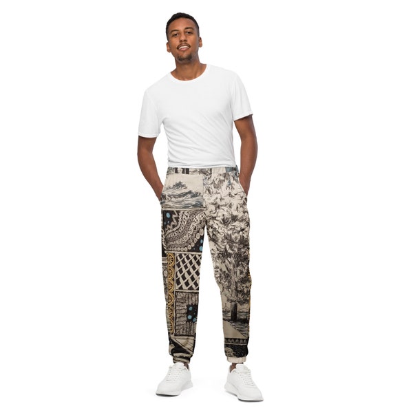 Vinland Joggers | Trippy Art Pants Eye Joggers Anime Joggers Art Joggers Trippy Art Joggers Abstract Art Joggers | MKxModi