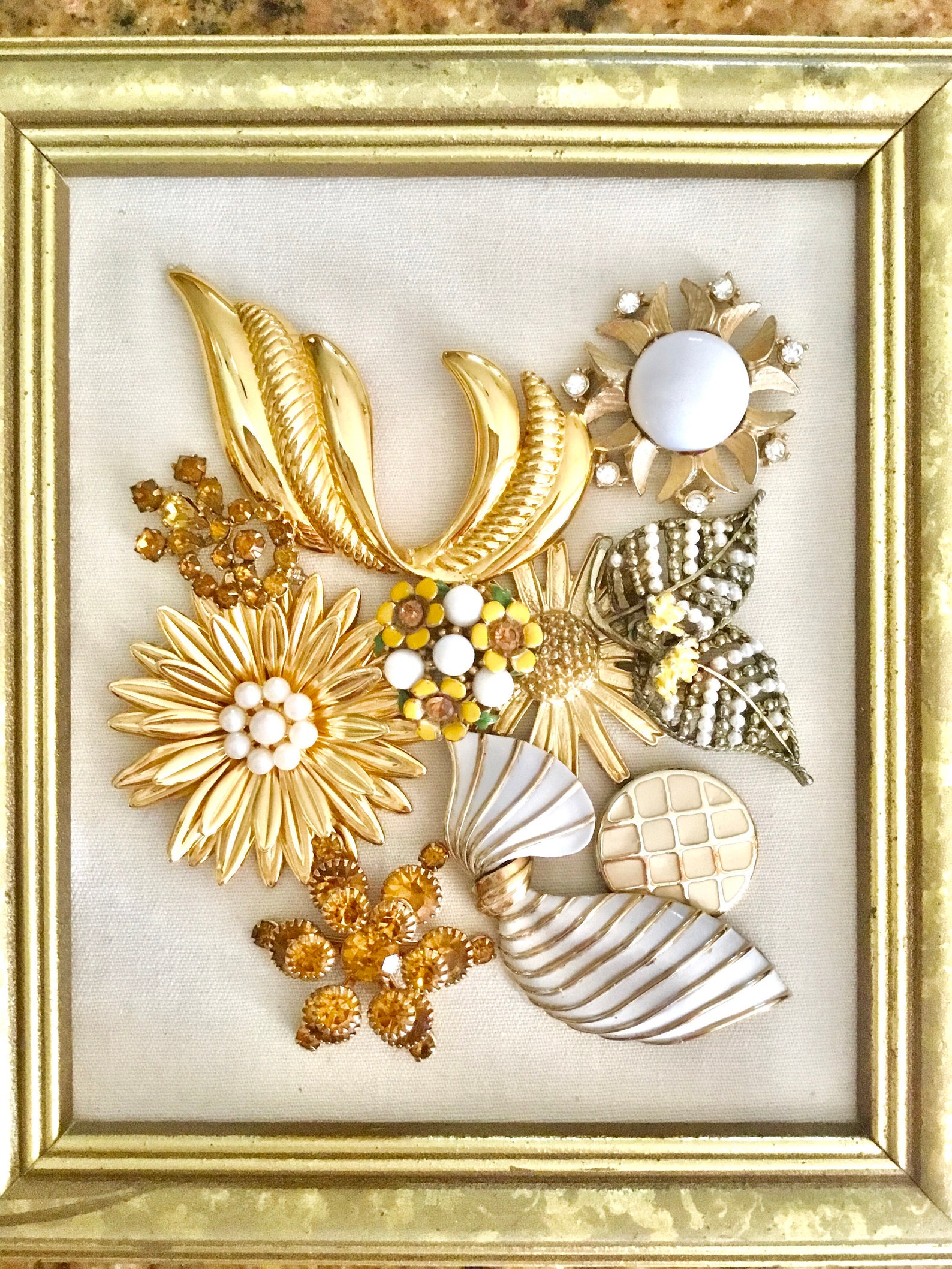 Vintage Jewelry Collage ready to Ship Etsy