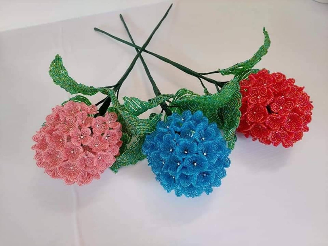 Artificial Hydrangea Stems Hydrangea Flower Arrangement