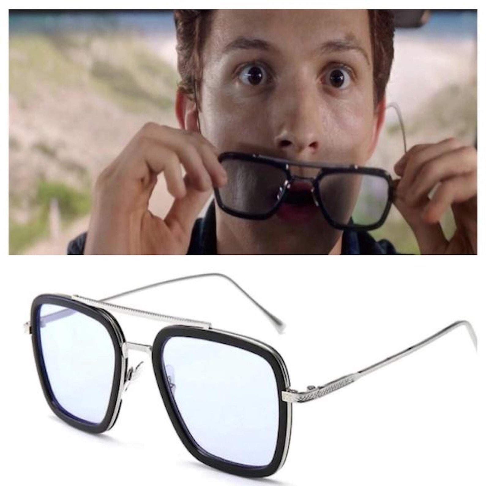 E.D.I.T.H glasses Peter Parker Far From Home Etsy