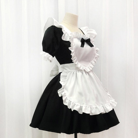 Sweet Kawaii Maid Cosplay Costumelolitafashion Dressclassic - Etsy