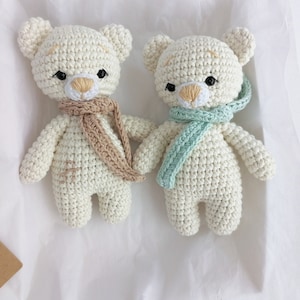 Twin Baby Gift, Twin Bear Stuffed Toy, Boy and Girl Twin Gift, Twin Mom Gift Basket