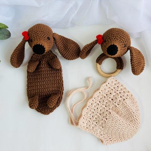 Einzigartige Schwangerschaft Geschenkbox, personalisierte Baby Ankündigung Box, Hund Babyparty Geschenk, Mädchen Glückwunschkorb
