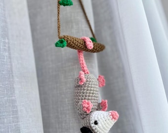 Possum Car Accessories, Opossum Car Charm, Opossum Lover Gift, Car Mirror Hanging Accessories, New Driver Gift, Cute Car Accessories