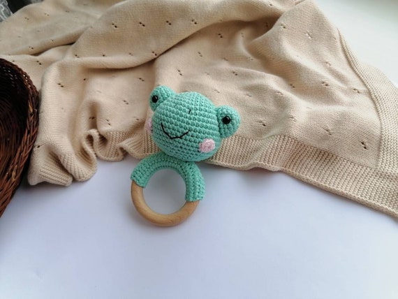 Frog and Mushroom Toy, Eco Friendly Toy, Future Parents Gift, Cottagecore  Baby Gift 