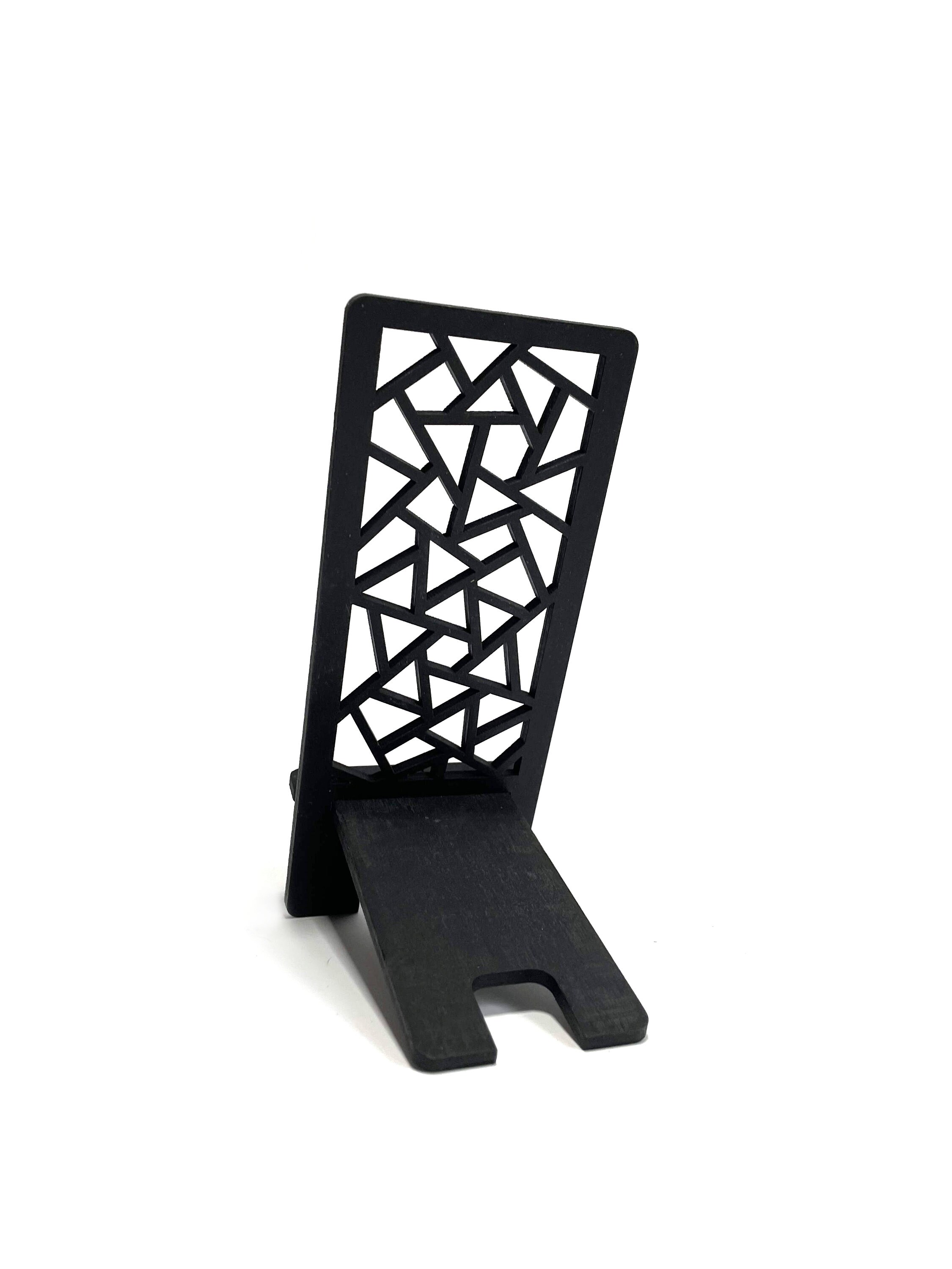 Stand Glass black Phone holder Mobile phone Etsy