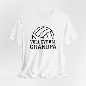 Volleyball Grandpa Shirt, Volleyball Grandfather Gift, Volleyball Grandfather And Grandchilds Shirt, Gift For Volleyball Player Grandkids