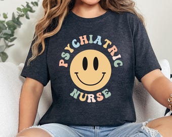 Retro Psychiatric Nurse Shirt, Practitioner Shirt, Mental Health Tee,