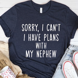 Funny Aunt And Nephew shirt,Auntie Shirt,Aunt Life Shirt,Cute Aunt Shirt,Auntie Gifts,Gift From Nephew,New Aunt Shirt,Aunt Shirts For Women