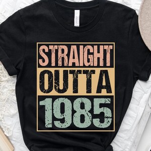 Vintage 1985 40th Birthday Unisex Tee, Since 1985 Shirt, Born in 1985 Gift, Turning 40 Jersey, Men Women Plus Size