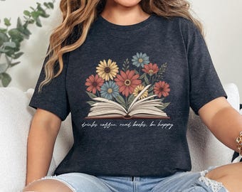 Reading Shirt Book Lover Shirt Book Shirt Teacher Shirt, Book TShirt, Book Shirts Bookish Shirt  Book Lover Gift