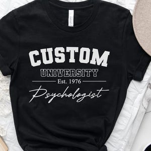 Custom University Tshirt,Varsity Shirt,Custom Design College Shirt,Custom University Tee,College Program,Personalized Shirts,University Name