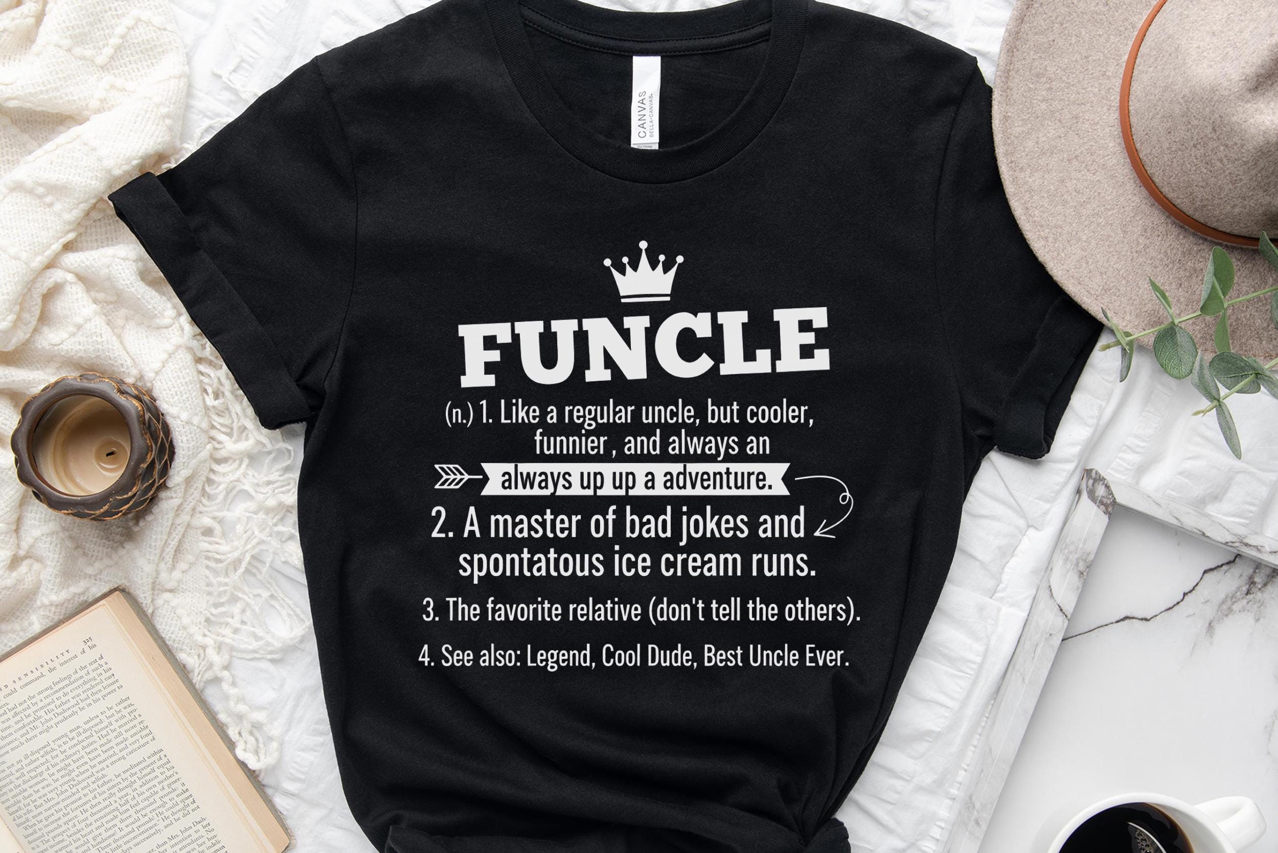 Funcle Definition T-shirt: Funny Uncle Tee - Etsy