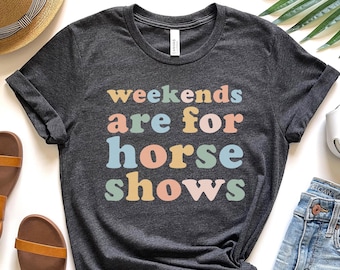 Pferd Show Shirt, Unisex T-Shirt, Reiter Geschenk, Country Farm Tshirt, Pferd Liebhaber Geschenk, Kurzarm Jersey, Reiterbekleidung, Pferd
