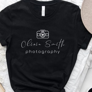 Custom Photographer Shirt,Personalized Photography Name Tee,Gift for Photographer,Photography Tshirt,Wedding Photographer,Photo Studio Tee